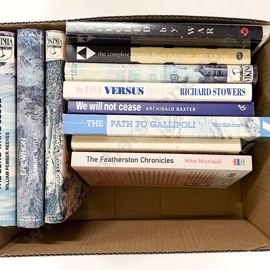 Box of Assorted Books