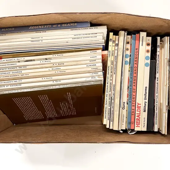 Box of Assorted Military Reference