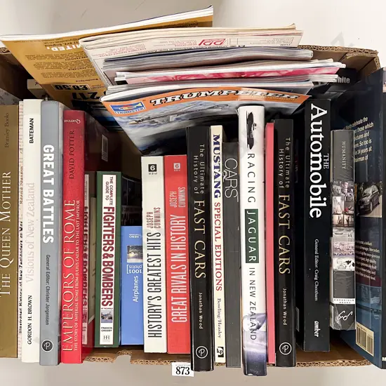 Box of Assorted Military Reference