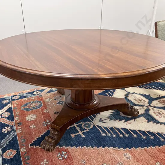 Victorian Mahogany Circular Breakfast Table