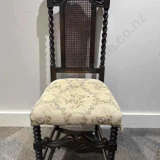 Jacobean Style Oak Single Chair