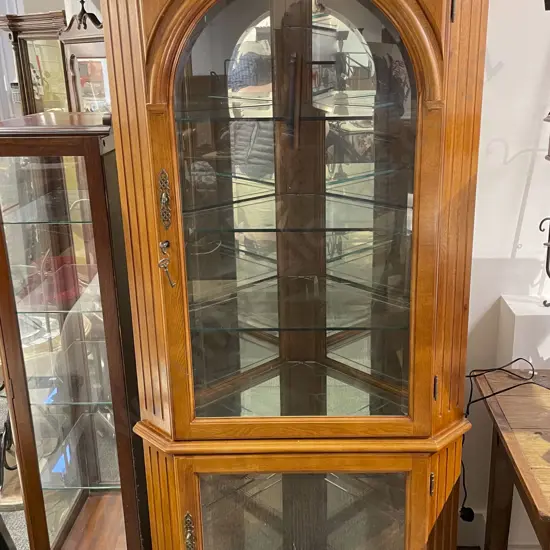 Modern Corner Display Cabinet