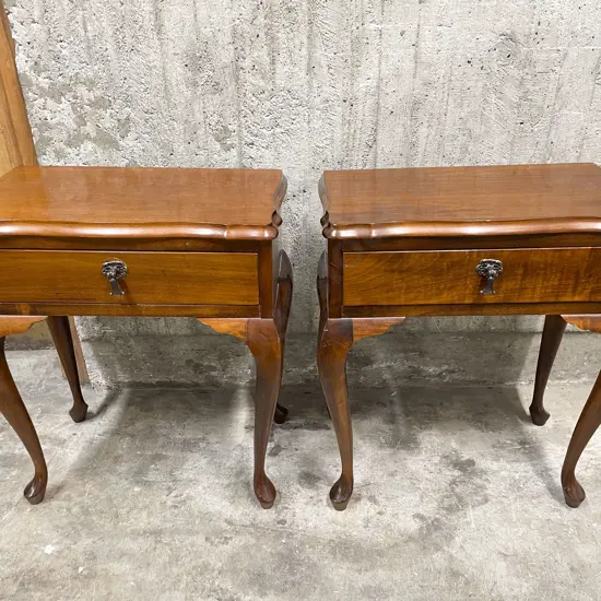 Pair of Mahogany Single Drawer Bedside Tables