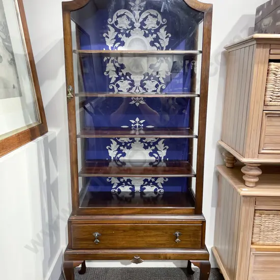 Mahogany Display Cabinet