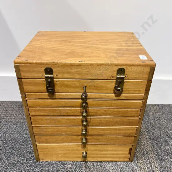 Wooden Collectors Cabinet