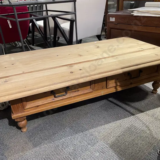 Rectangular Pine Coffee Table