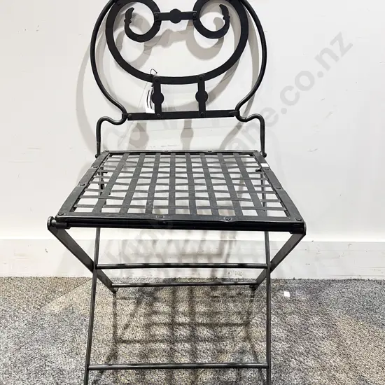 Wrought Metal Patio Chair