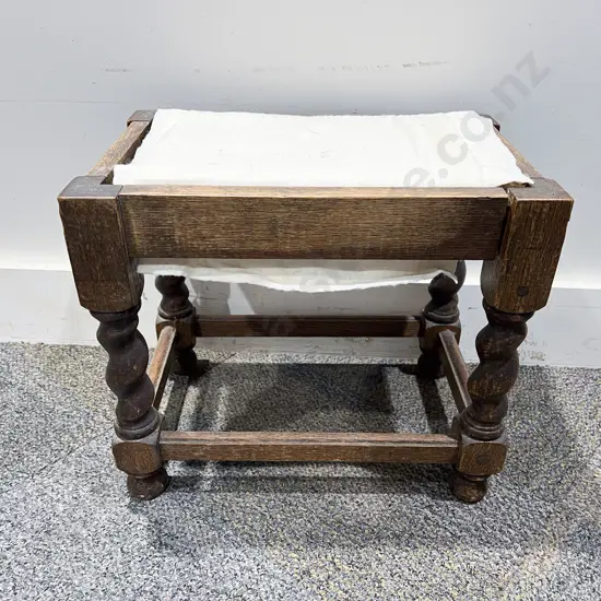 Oak Footstool