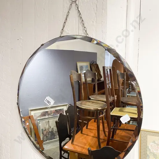 Circular Bevelled Mirror