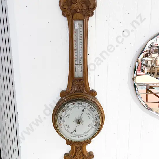 Oak Cased Barometer