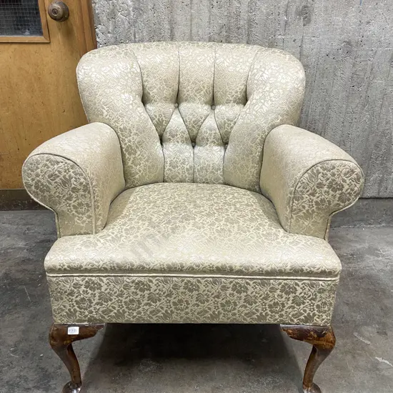 Button Back Armchair