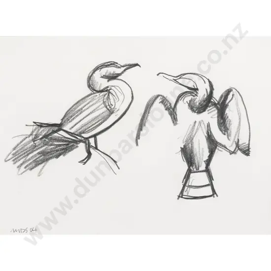 Michael Smither - Two Cormorants