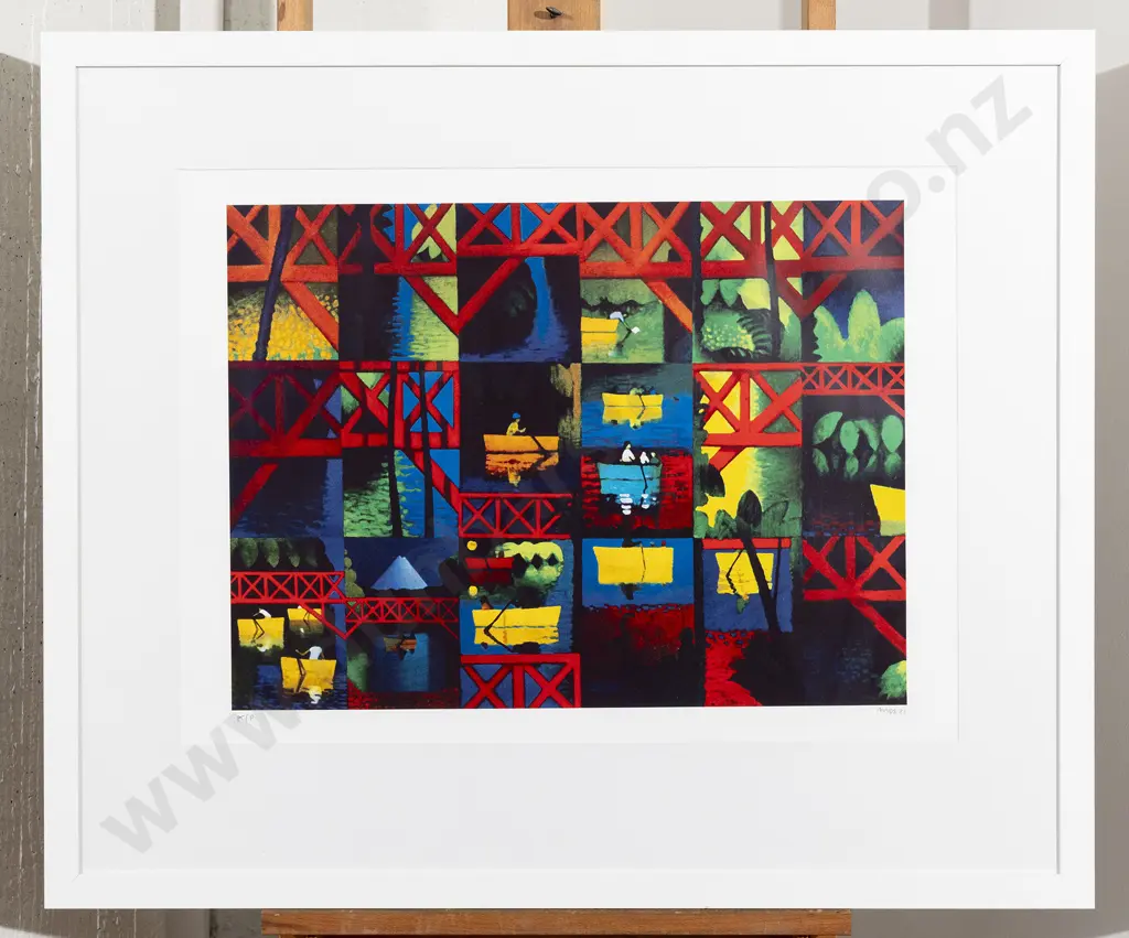 Michael Smither - Poet's Bridge, Pukekura Park, New Plymouth Image 1++