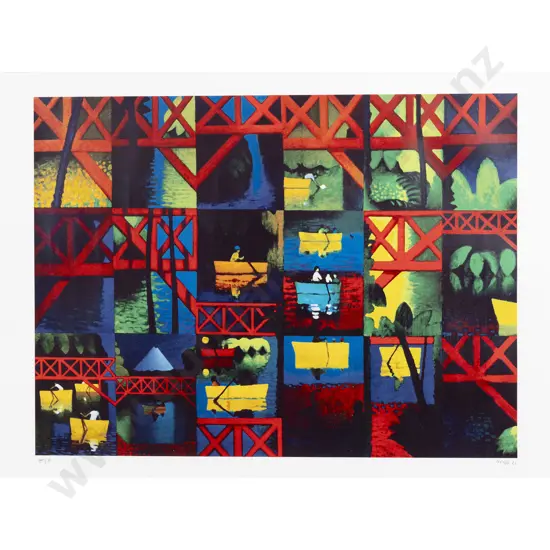 Michael Smither - Poet's Bridge, Pukekura Park, New Plymouth