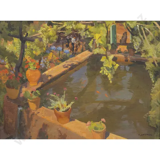 Cedric Savage - Water Tank with Grapes
