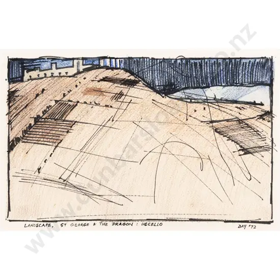 Melvin Day - Landscape - St George & the Dragon: Uccello