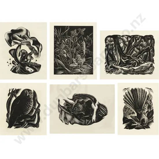 E Mervyn Taylor - Six Bookplates