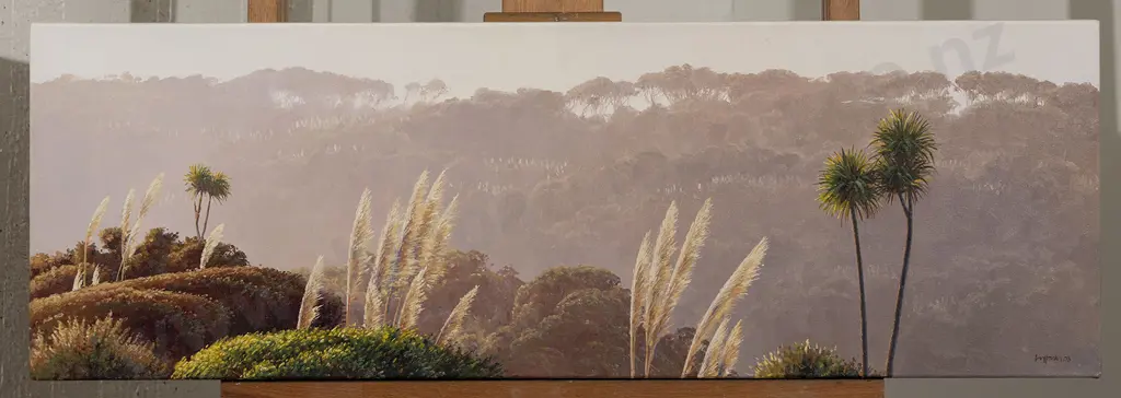 Ian R. Hamlin - Facing the Wind, Waitakeres Image 1++