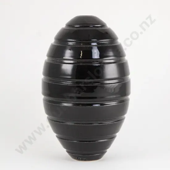 John Parker Grooved Ovoid Vase