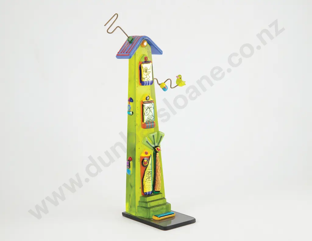 Shona Firman 'Jessie House' Cast Glass Sculpture Image 1++