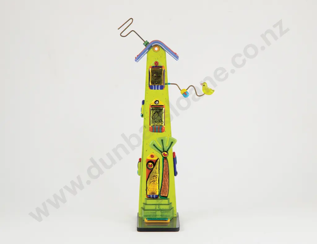 Shona Firman 'Jessie House' Cast Glass Sculpture Image 1++