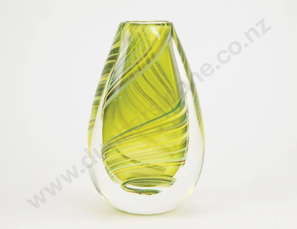 Lynden Over Compressed Ovoid Glass Vase Image 1++