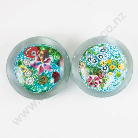 Pair of Garry Nash Paperweights
