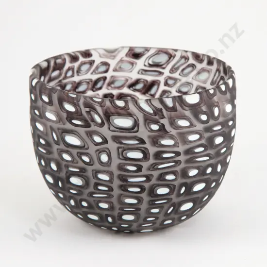 Stephen Bradbourne Mosaic Pattern Glass Bowl