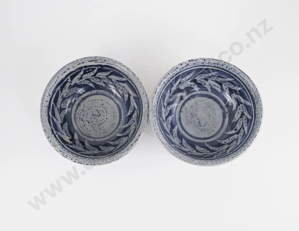 Pair of Mirek Smisek Footed Bowls Image 1++