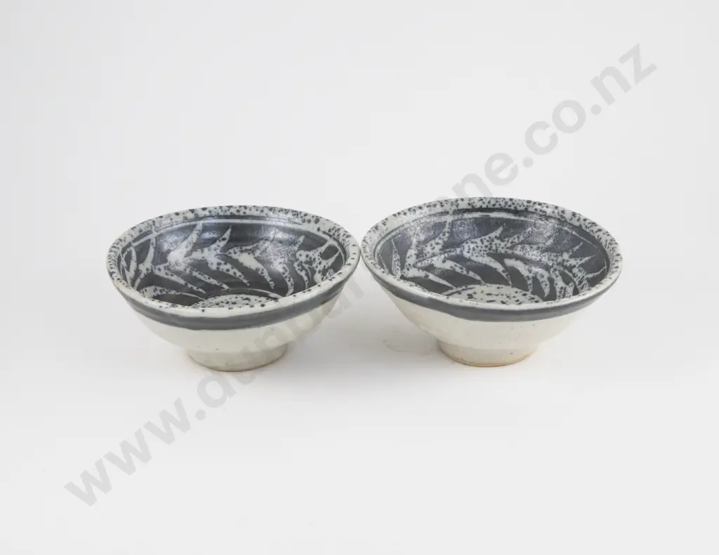 Pair of Mirek Smisek Footed Bowls Image 1++