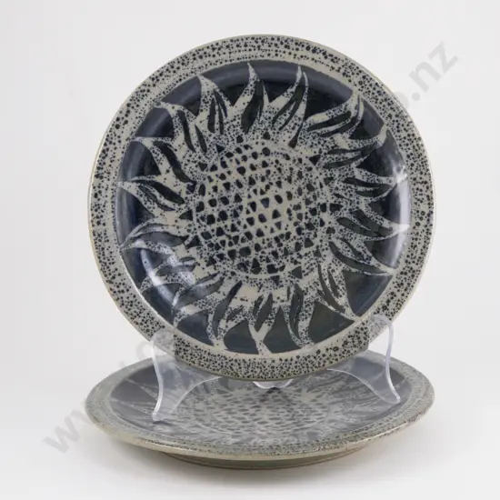 Pair of Mirek Smisek Dinner Plates