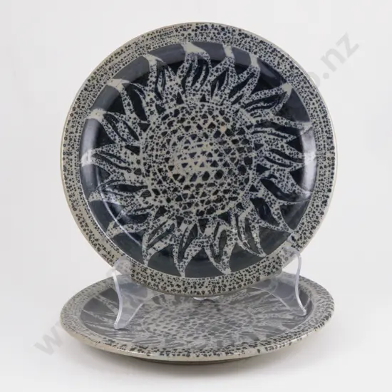 Pair of Mirek Smisek Dinner Plates