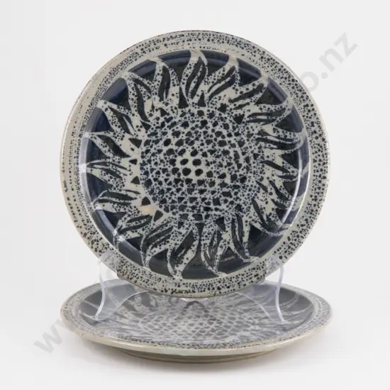 Pair of Mirek Smisek Dinner Plates