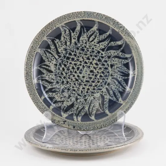 Pair of Mirek Smisek Dinner Plates