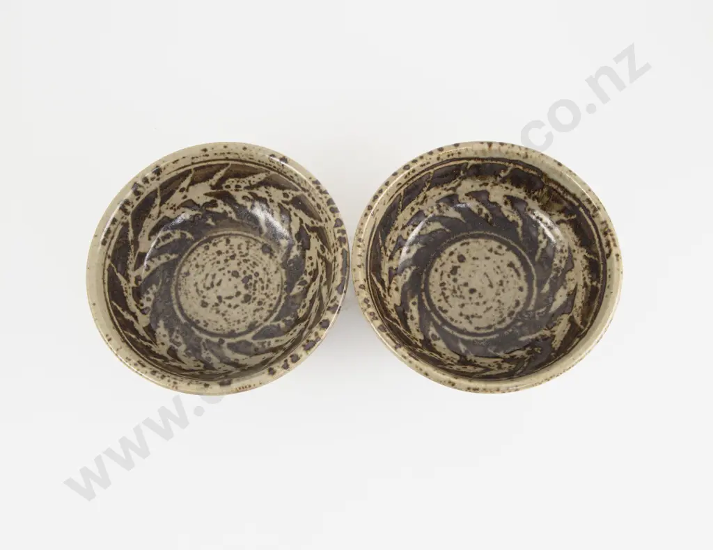 Pair of Mirek Smisek Footed Bowls Image 1++