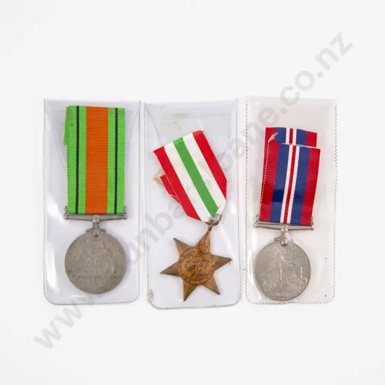 Three WWII Service Medals
