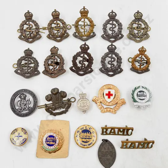 Small Qty Royal Army Medical Corps and Other Badges