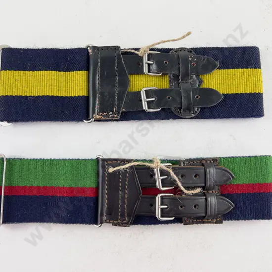 RNZIR 6th Hauraki Company Stable Belt and Royal NZ Dental Corps Belt