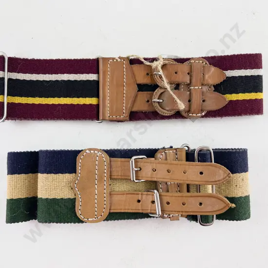 RNZIR 7th Wellington (City of Wgtn's Own) & Hawke's Bay Company 5/7 Stable Belt and other