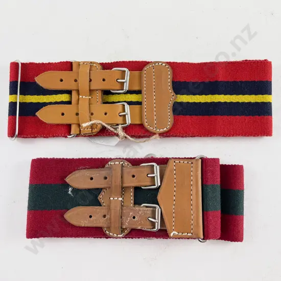 Royal Regiment of NZ Artillery Stable Belt and Royal Australian Regiment Belt