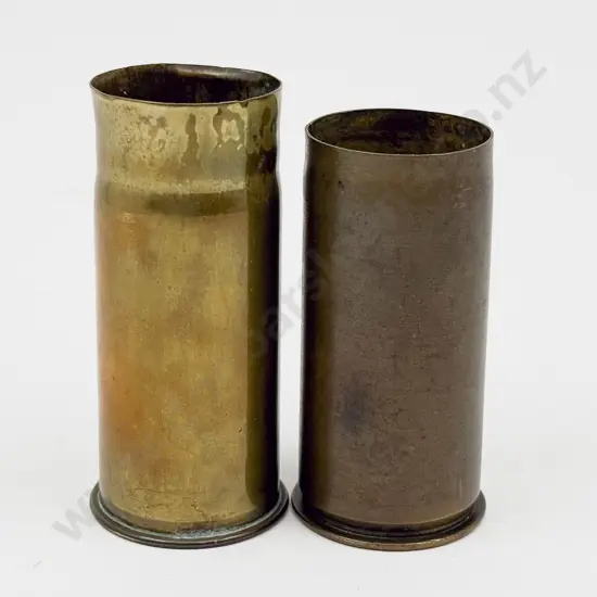 German (1918) and French 30mm Brass Shell Cases