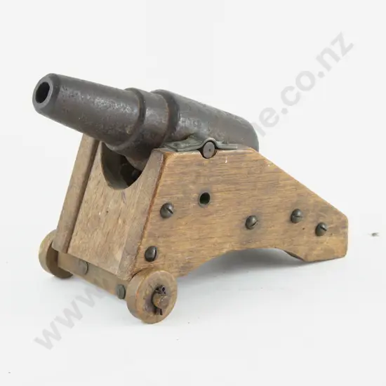 Antique Cast Iron Starter/Signal Cannon