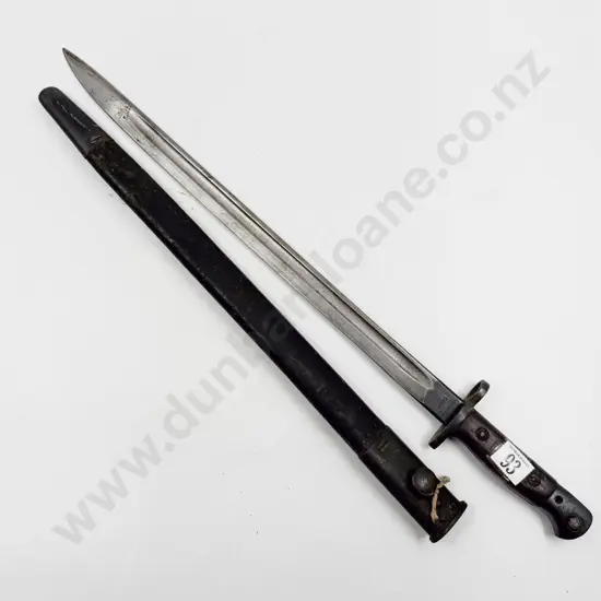 British Wilkinson Pattern 1907 Bayonet and Scabbard