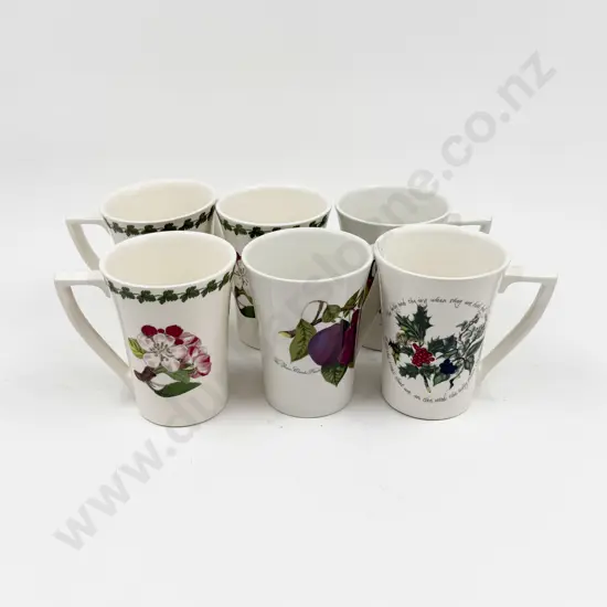 Six Assorted Portmeirion Mugs