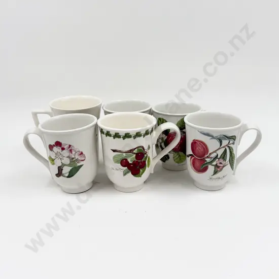 Six Assorted Portmeirion Mugs