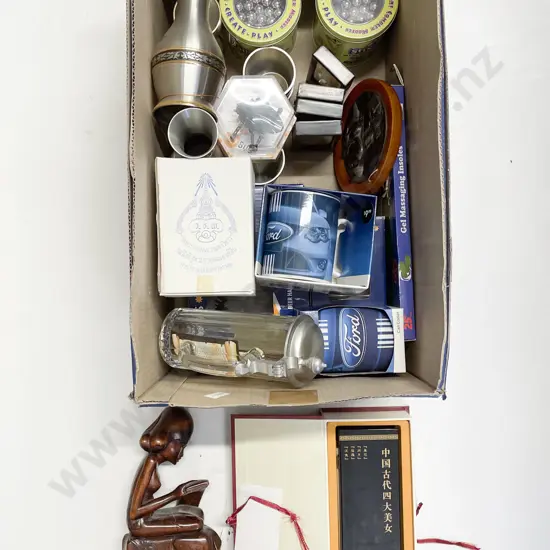 Qty of Assorted Including As New Mugs with Glass Stein Etc