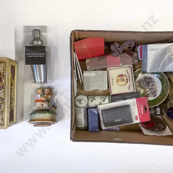 Box Qty of Assorted Including Cocktail Shaker Etc