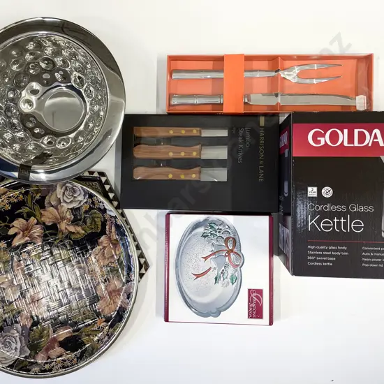 Qty of Assorted As New Kitchenware