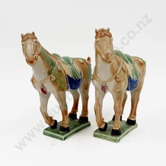 Pair of Tang Style Horses