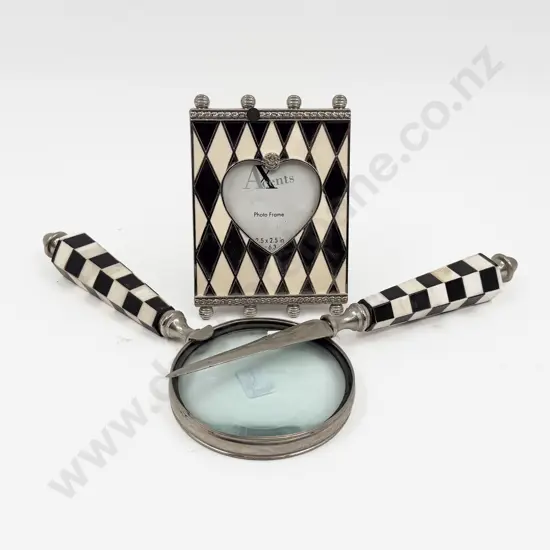 Modern Set of Three Desk Items